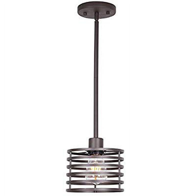 One Light Indoor Mini Pendant Lighting Oil Rubbed Bronze Chandeliers Industrial Farmhouse Ceiling Light Fixtures Hanging for Kitchen Dining Room - image 1 of 4