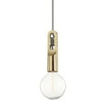 thumbnail image 1 of -One Light Large Pendant In Style-5 Inches Wide By 14 Inches High-Aged Brass Finish    -Traditional Installation Mitzi H257701-Agb, 1 of 10