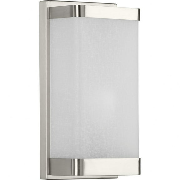 Open Box One-Light Linen Glass Wall Sconce