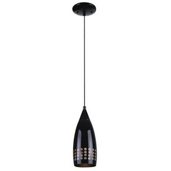 One Light Mini Pendant, Black