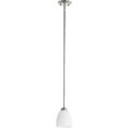 thumbnail image 1 of Quorum Lighting Reyes 1-Light Mini Pendant, Classic Nickel, 5.25W, 8.75H, 1 of 5