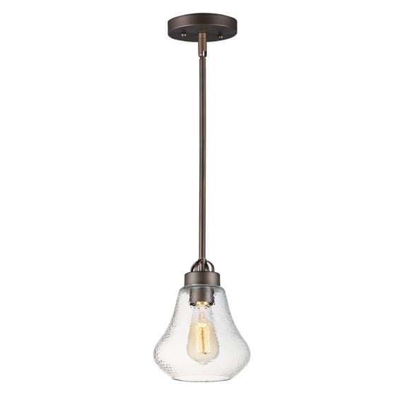 10091HMOI Maxim Lighting Dianne-One Light Pendant-7.5 Inches wide by 9.5 inches high