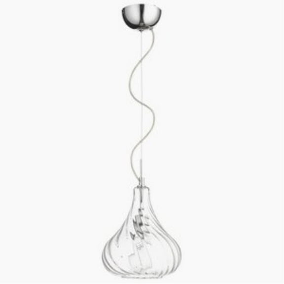 One Light Pendant 9 inches Wide By 11.5 inches High-Chrome Finish Bailey Street Home 182-Bel-1765578