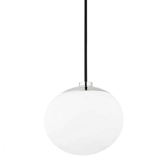 -One Light Pendant in Style-8.25 inches Wide By 7.25 inches High-Polished Nickel Finish Bailey Street Home 735-Bel-2692988