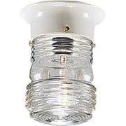 One-Light Utility Outdoor Close-to-Ceiling