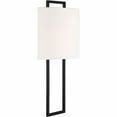 thumbnail image 1 of FRE-422-BF-Crystorama Lighting-Fremont - One Light Wall Mount-Black Forged Finish, 1 of 7