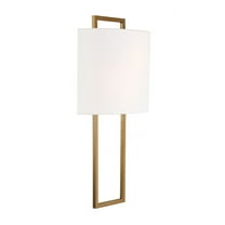 FRE-422-VG Crystorama Lighting Fremont - One Light Wall Mount-Vibrant Gold Finish