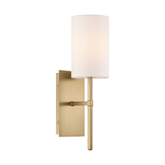 VER-241-AG Crystorama Lighting Veronica - One Light Wall Sconce-Aged Brass Finish