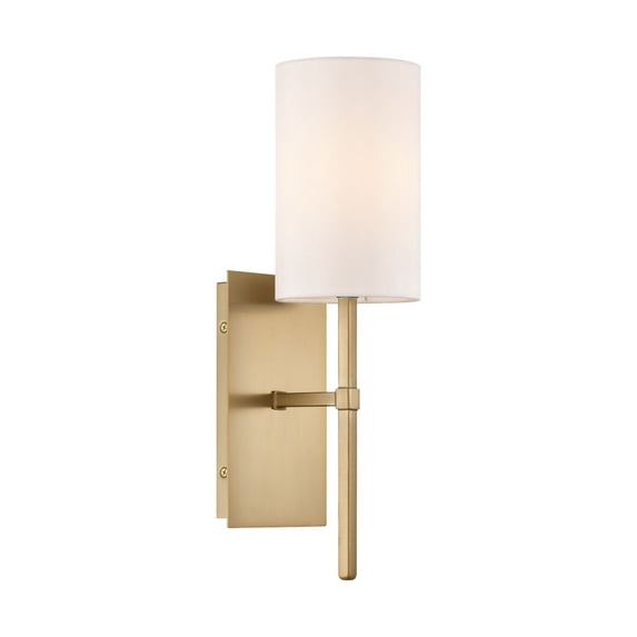 VER-241-AG Crystorama Lighting Veronica - One Light Wall Sconce-Aged Brass Finish