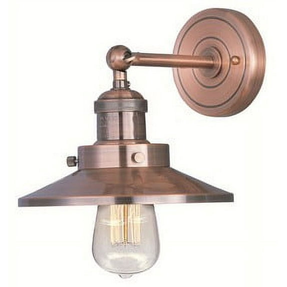 One Light Wall Sconce Antique Copper False Antique Copper Finish Maxim Lighting 25060Acp