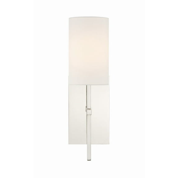 VER-241-PN Crystorama Lighting Veronica - One Light Wall Sconce-Polished Nickel Finish