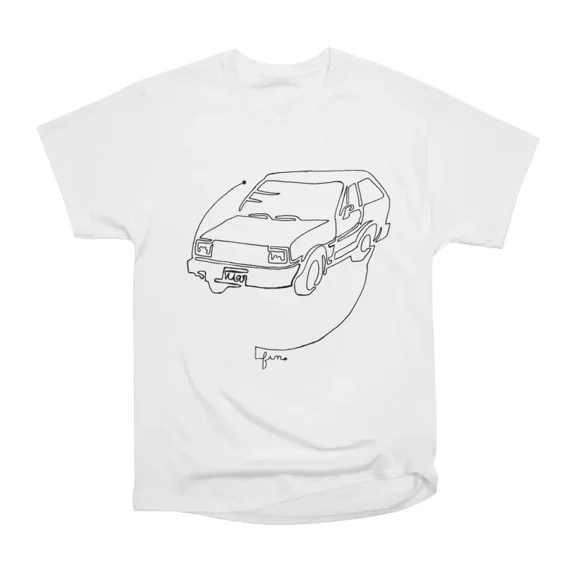 One Line Art Yugo T-Shirt Tee Gift For Him Merch For Her Apparel For Friend