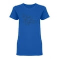 thumbnail image 1 of One Line Bee Design Shaped T-Shirt Women -Image by Shutterstock, Female Medium, 1 of 2