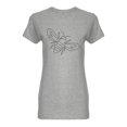 thumbnail image 1 of One Line Bee Design Shaped T-Shirt Women -Image by Shutterstock, Female x-Large, 1 of 2
