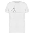 thumbnail image 1 of One Line Javelin Throw T-Shirt Men -Image by Shutterstock, Male Small, 1 of 2