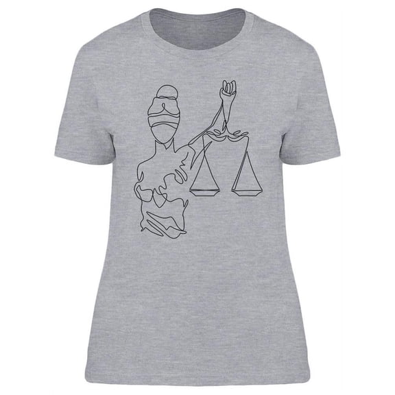 One Line Law Identity T-Shirt Women -Image by Shutterstock, Female x-Large