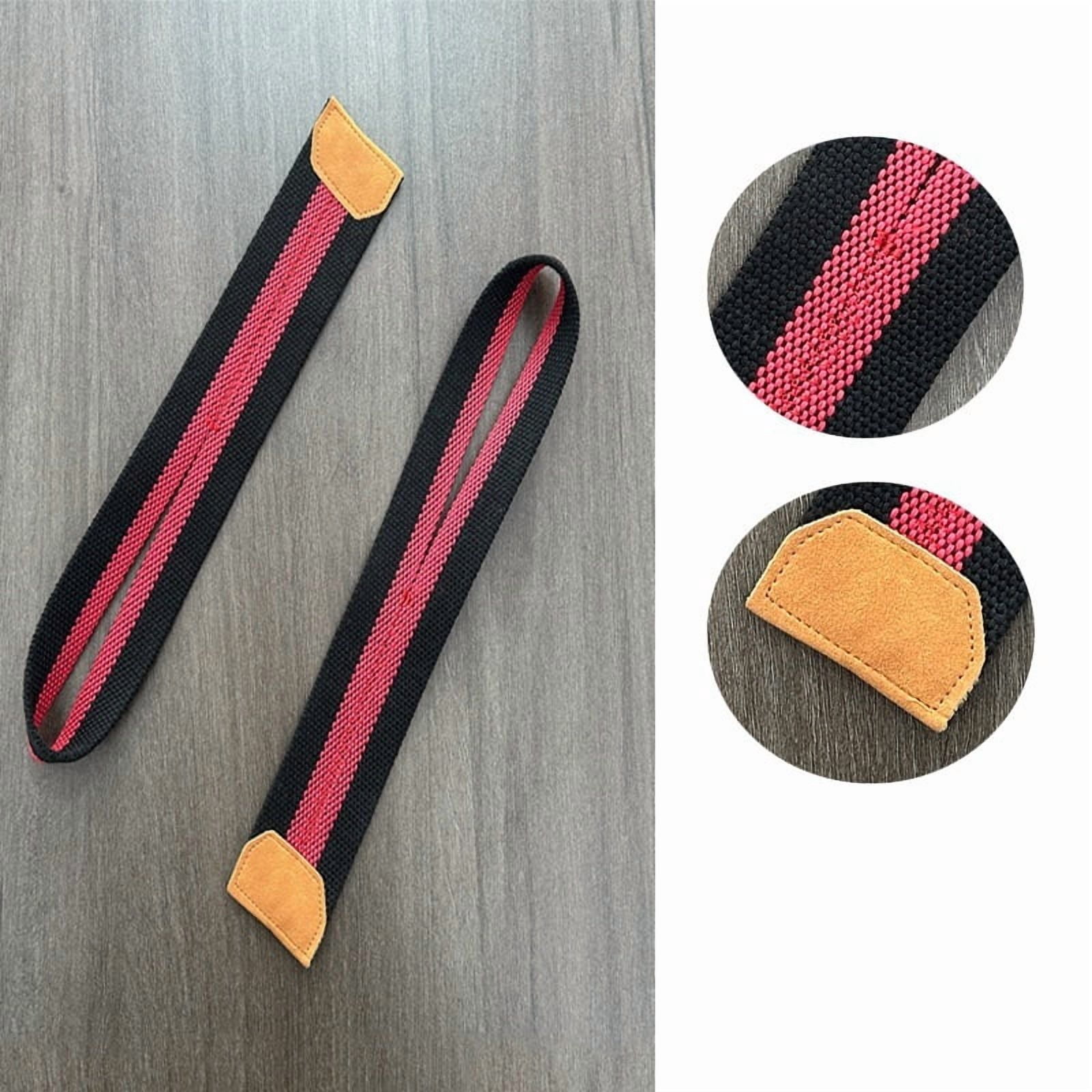 One-Line Pull-On Non-Slip Deadlift Wrist Strap for Heavy Lifting & Grip ...