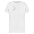 thumbnail image 1 of One Line Young Tennis Player T-Shirt Men -Image by Shutterstock, Male 3X-Large, 1 of 2