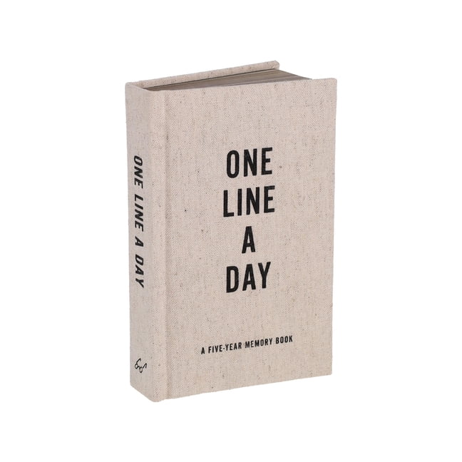 Chronicle Books, One Line a Day Memory Book, 5-Year Hardcover Canvas ...