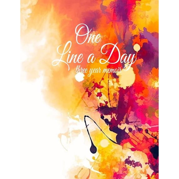 One Line a Day: Three Year Written Time Capsule of Your Colorful Life