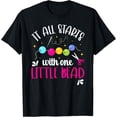 thumbnail image 1 of One Little Bead Beading Beader Beadwork T-Shirt, 1 of 4