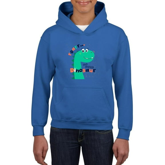 One Little Dinosaur Roar Hoodie Juniors -Image by Shutterstock, Medium