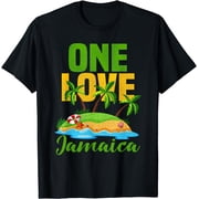One Love Jamaica Caribbean Vacation Reggae T-Shirt