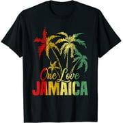 One Love Jamaica Caribbean Vacation Reggae T-Shirt