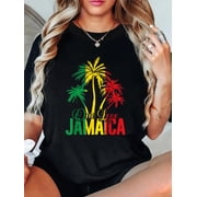 One Love Jamaica Jamaican Vacation Reggae Palms T-Shirt
