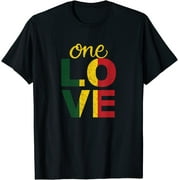 One Love Jamaican Rasta Reggae T-Shirt