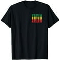 thumbnail image 1 of One Love Rasta Flag Reggae T Shirt Vintage Distressed Effect, 1 of 5