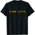 thumbnail image 1 of One Love Rasta Reggae Music Rastafarian Lover Jamaica Peace T-Shirt, 1 of 3