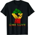 thumbnail image 1 of One Love Reggae Fist Rasta Reggae Music Jamaica Rastafari T-Shirt, 1 of 4