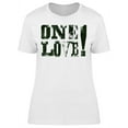 thumbnail image 1 of One Love T-Shirt Women -Image by Shutterstock, Female Large, 1 of 2
