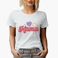 thumbnail image 1 of One Loved Mama, Retro Mother-To-Daugter Valentine's Day Art Merch Gift, White T-Shirt, Small, 1 of 5
