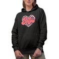 thumbnail image 1 of One Loved Mini, Mother-To-Daughter Mother's or Valentine's Day Gift, Black Hooded Sweatshirt or Hoodie, Small, 1 of 5
