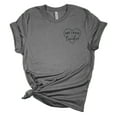 thumbnail image 1 of One Loved Teacher Heart Teacher Appreciation Ladies Short Sleeve T-shirt Graphic Tee Graphic Tee-Sports Grey-medium, 1 of 4