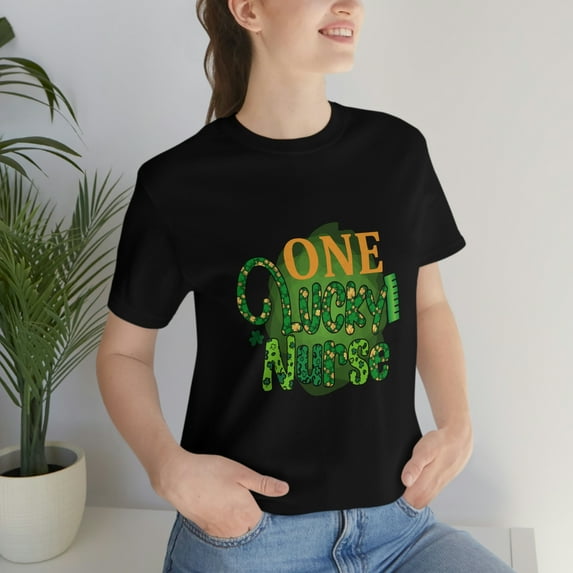 One Lucky Nurse Unisex Jersey Short Sleeve Tee