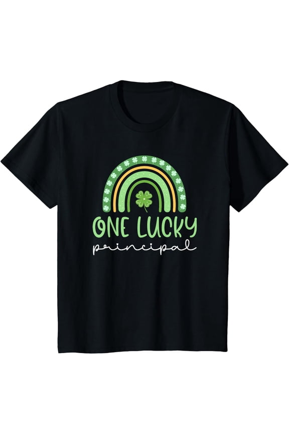 One Lucky Principal Funny St Patrick's Day Boys T-Shirt