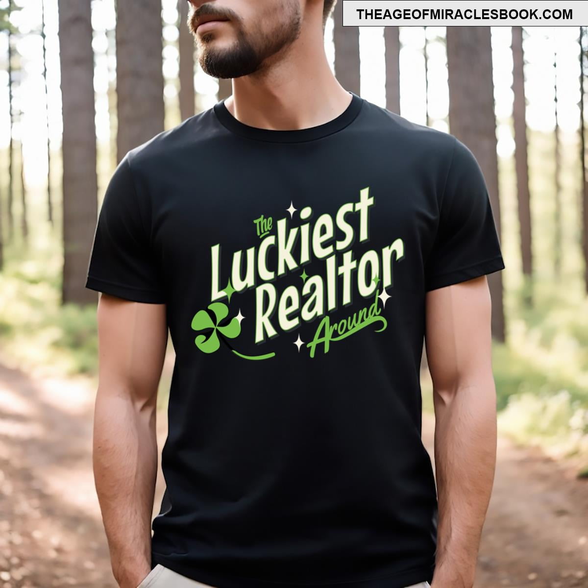 One Lucky Realtor Real Estate St Patricks Day Gift Tshirt