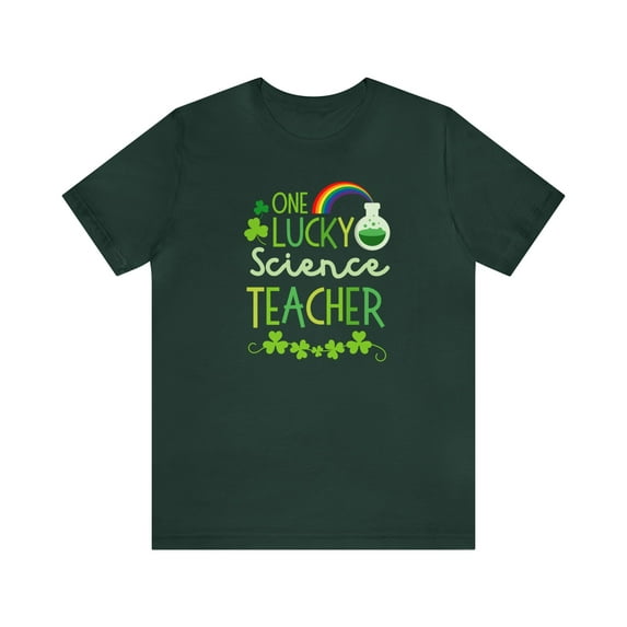One Lucky Science Teacher St Patricks Day Shirt