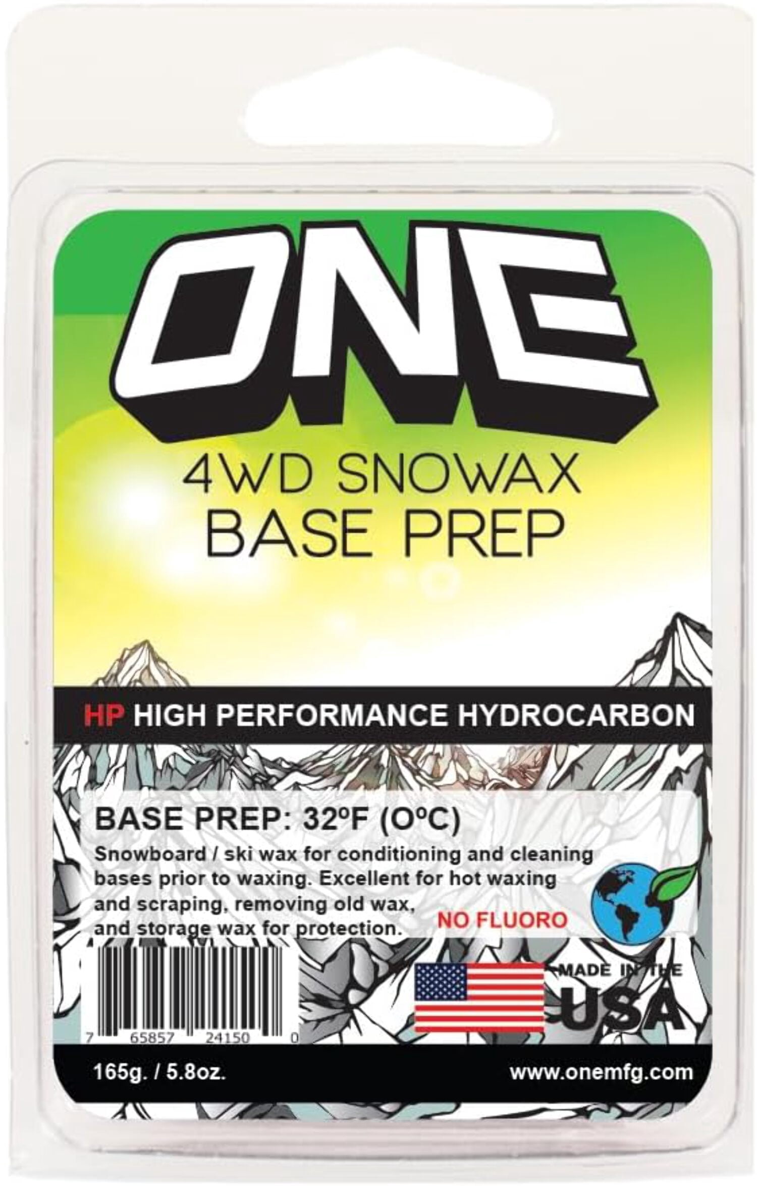 One Ball Base Prep Snowboard Wax - Thumbnail 3