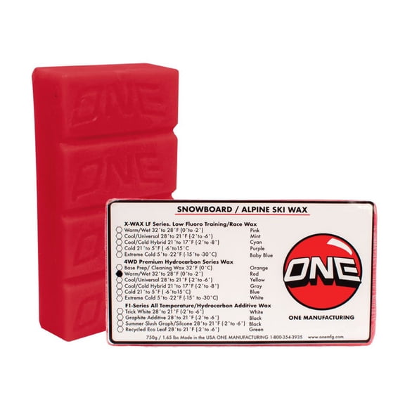 One MFG 4WD Wax - Warm Snowboard Wax - 750g