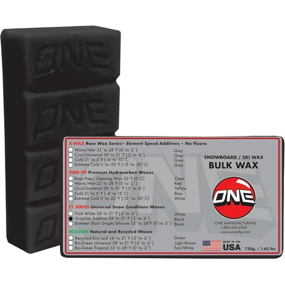 One MFG F1 Graphite Plus Bulk Wax - 750g