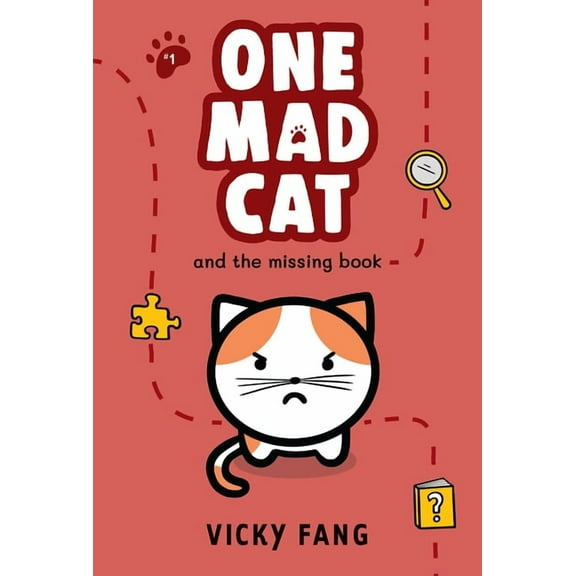 One Mad Cat One Mad Cat and the Missing Book, (Hardcover)