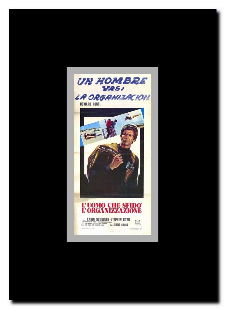 One Man Against the Organization Framed Movie Poster