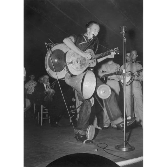 One-Man Band At The Mountain Music Festival History (24 x 36)