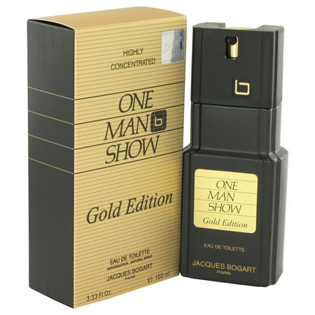 One Man Show by Jacques Bogart for Men - 3.33 oz EDT Spray (Gold Edition)