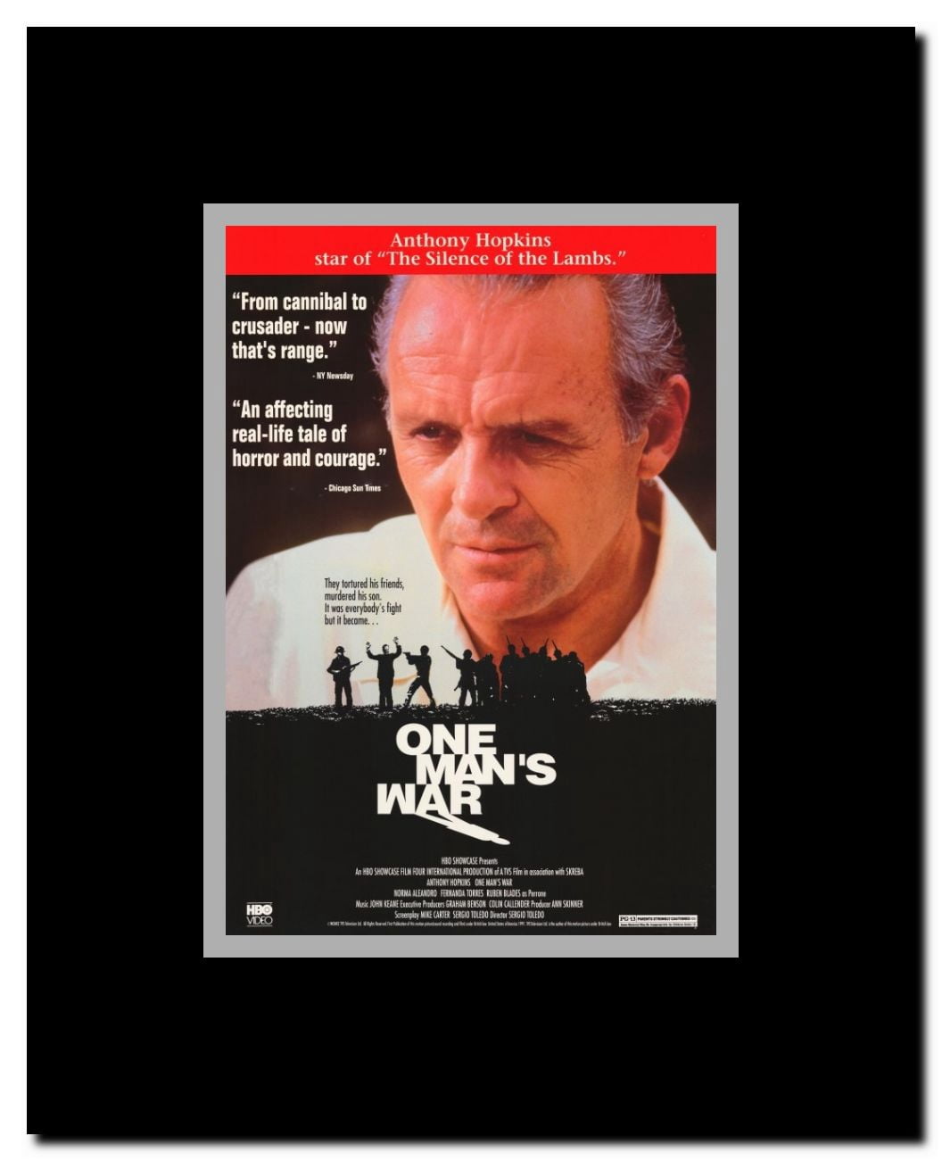 One Man's War Framed Movie Poster