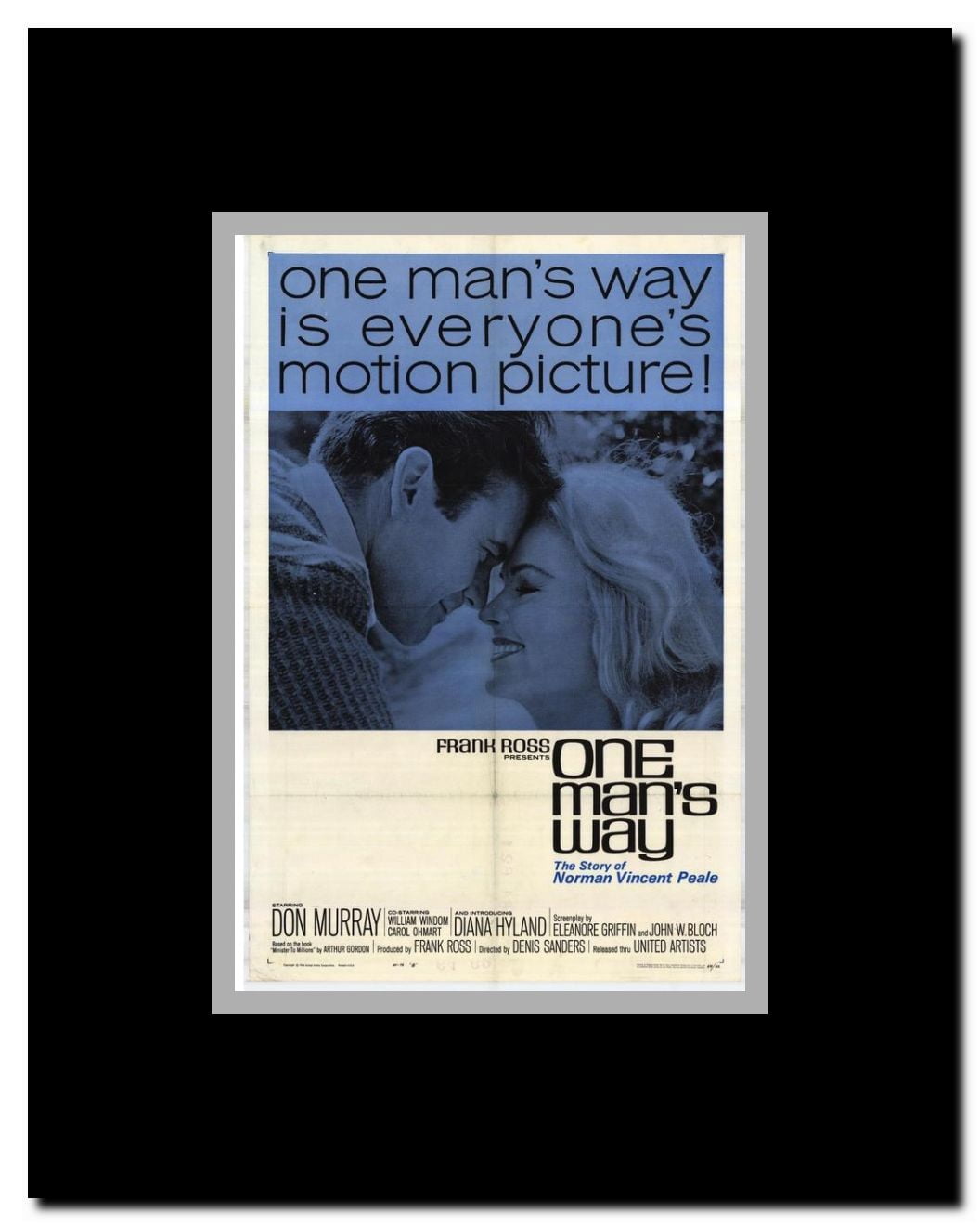 One Man's Way Framed Movie Poster